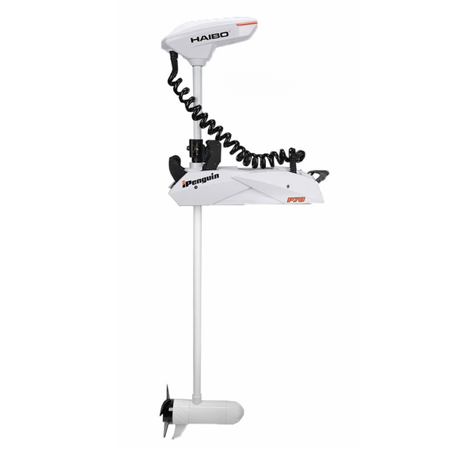 HAIBO P70 P90 P125 Top-flow Machine Outboard Boat Engine Electric Trolling Motor with Remote Control GPS Auto Anchor 12V 24V 36V
