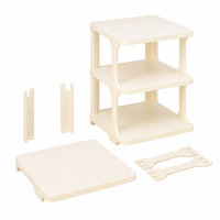 Meuble à chaussures moderne et simple à cinq niveaux, autoportant, en plastique, pour petits appartements, entrées étroites, anti-poussière, idéal pour la location