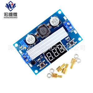 ฮงเว่ย ไมโคร LTC1871 โมดูลเพิ่มกำลังไฟ 100W ปรับได้ 3.5~35V จอแสดงผลดิจิตอล แหล่งจ่ายไฟ - Product Image 2