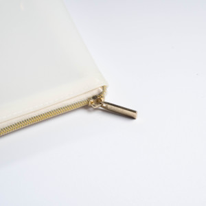 Sacs à cosmétiques de voyage rectangulaires de qualité distinguée fermeture à glissière blanche transparente en PVC TPU Logo personnalisable exportation de maquillage - Product Image 5