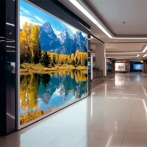 شاشة عرض led داخلية بألوان كاملة p1.25 p1.53 شاشة led إعلانية شاشة فيلم led شاشة فيديو جدارية
