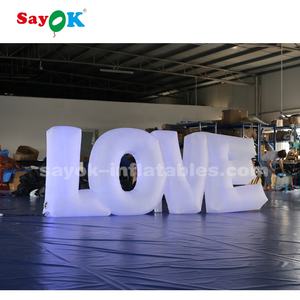 Ballons Lettres Gonflables LED Géants <span class=keywords><strong>Lettre</strong></span> d'Amour <span class=keywords><strong>Gonflable</strong></span> pour Publicité Mini Lettres Gonflables - Product Image 4