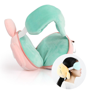 Fonksiyonel çocuklar boyun seyahat yastık göz maskesi ile karikatür tasarım - Product Image 4