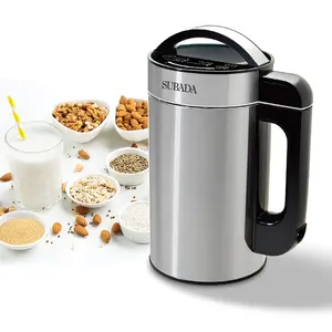 Household Appliance Food Processor Electric Soybean Milk Maker Machine with Soup Nuts Almonds Vegan Soybean Milk Juicer Function