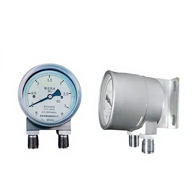 CW Stainless Steel Corrosion-Resistant Pointer Differential Pressure Gauge High Static Pressure Model 0002 Hubei Yichang