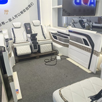 Kit d'aménagement intérieur de luxe Maybach 4 places pour Mercedes Vito V Class Metris W447 W448, avec cloison arrière et TV, kit de modification complet