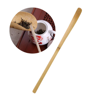 Cuillère à Matcha en Bambou Personnalisable avec Logo, Longue, pour Thé Vert Matcha, Accessoire Japonais Écologique et Compostable