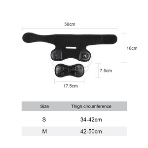 KS-2315 # Genouillère à bouton réglable avec système d'ajustement BOA, coussinet en silicone pour la stabilité des tendons et des rotules - Product Image 6
