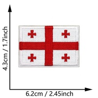 Vente en gros de patchs brodés avec drapeaux de pays européens, à coller au fer, pour vêtements, sacs et accessoires