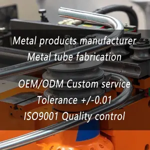 Kunden spezifische Metallrohr herstellung Stahl Aluminium Edelstahl CNC-Rohrrohr biege dienste