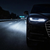 SYNTHAREX Nouveaux phares 12V améliorés pour Audi A6 C7 12-15, style RS6, avec LED DRL, lentille de projecteur et clignotants séquentiels dynamiques 10000