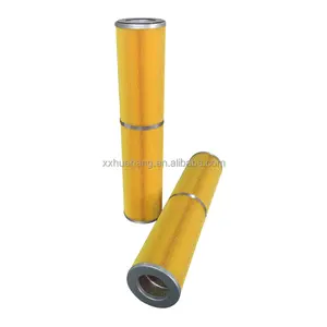 Kartrid filter minyak kertas berlipat 155x720 kustom minyak Bahan Bakar Industri koneksi ujung pu tekanan tinggi