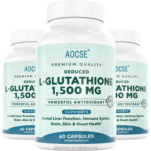 Kapsul <span class=keywords><strong>Vitamin</strong></span> L-Glutathione Pemutih Kulit Ampuh dengan Label Khusus, Suplemen Kesehatan untuk Dewasa - Product Image 1