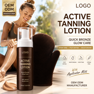 Loción Bronceadora para Exteriores <span class=keywords><strong>con</strong></span> Brillo Dorado, Aceite Bronceador en Spray <span class=keywords><strong>con</strong></span> SPF 20, Fórmula en Gel para Protección y Cuidado Corporal en la Playa - Product Image 1