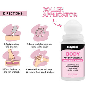 ملصق خاص 30 صمغ جسم قابل للغسل لمعان الجسم غراء يمكن استخدامه لصمغ الوجه والجسم - Product Image 2