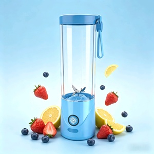 Blender portable 550 ml, rechargeable par USB, sans fil, pour smoothies, milkshakes, voyages et sport - Product Image 1