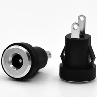 Conector de Alimentación DC-022B, Conector Hembra DC022B, Tapa Impermeable M8, Conector DC de 5.5MM 2.5MM 2.35MM 2.1MM 2.0MM 5.5 2.1 2.0 2.5 2.35 2 Pines