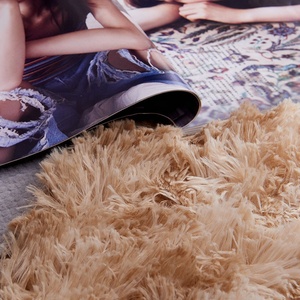 Fil <span class=keywords><strong>de</strong></span> polyester ronde <span class=keywords><strong>salle</strong></span> <span class=keywords><strong>de</strong></span> <span class=keywords><strong>bain</strong></span> microfibre shaggy tapis 200x300 - Product Image 2