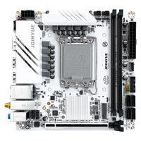 Carte mère JGINYUE B760I GAMING ITX LGA1700 DDR4 4800MHz 10 Phases d'alimentation 2x M.2 NVMe 4.0 2.5G LAN Type-C WiFi Mini-ITX pour PC de bureau