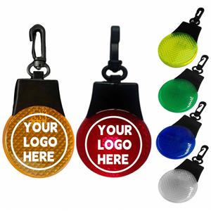 Promotional Eco-Friendly <b>Safety</b> <b>Keychain</b> Light Clip Tri-Function 3 Light Modes Solid Slow/Fast <b>Safety</b> Flasher Customizable - Product Image 2
