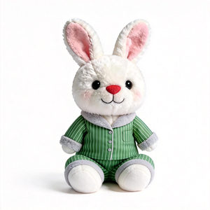 <span class=keywords><strong>Peluche</strong></span> Personalizzato a Forma di <span class=keywords><strong>Coniglio</strong></span> <span class=keywords><strong>Bianco</strong></span>, Giocattolo Imbottito in Tessuto, <span class=keywords><strong>Coniglio</strong></span> Morbido e Soffice - Product Image 2