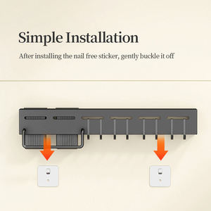 Estante organizador de especias de Metal montado en la pared estante de cocina con soporte para cuchillos almacenamiento de herramientas y estante de vajilla para uso doméstico en la cocina - Product Image 6