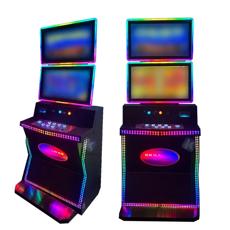 Muntautomaat 23.6 Inch Game Cabinet Dual Screen Machine Multi Games Voor Verkoop