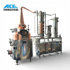 Système de distillation en colonne haute de 300 L avec pompe et moteur pour la production de vodka et d'alcool, concentration d'alcool à 96 % - Product Image 2