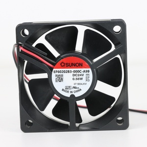 Ventilateur axial de refroidissement pour armoire et onduleur SUNON EF60202B3-000C-A99 60x60x20mm 24VDC 23mA 0.56W 3000RPM 14.1CFM à roulement à billes - Product Image 1