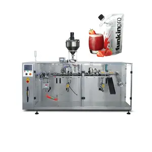 Automatic Masala Spice Milk Cocoa Powder Filling Sealing Packing Machine Horizontal Premade Pouch Packaging Machine