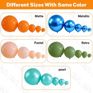 Ballons en latex certifiés CE EN71 pour fêtes d'anniversaire et Pâques, 10 pouces, couleurs vives, latex naturel, vente en gros, achat en vrac - Product Image 5
