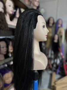 <span class=keywords><strong>หัว</strong></span>หุ่นผู้หญิงทำจากผมแท้ 100% สำหรับจัดแต่งทรงวิกผม หุ่นฝึกทำผมเสมือนจริงสำหรับการถักเปีย ตัดผม และฝึกฝนการสอบในร้านเสริมสวย - Product Image 6