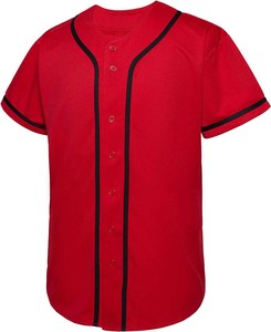 Kaus Baseball Custom grosir kualitas tinggi, kaus seragam pria, kaus olahraga, Jersey bisbol, bordir kustom - Product Image 6