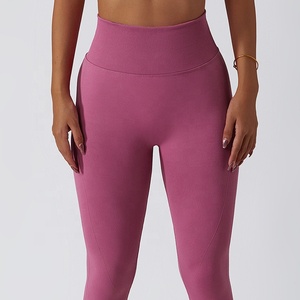 Pantalon de Yoga taille haute à Logo personnalisé OEM, collant de compression de Yoga, collant de levage des fesses, Legging sans couture pour - Product Image 3