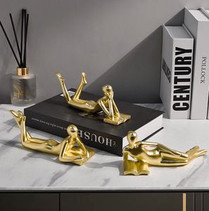 Decoración Moderna y Sencilla de Resina Abstracta, Estilo Artesanal, Novedosas Piezas Decorativas para el Hogar, Adornos Creativos para Lectores - Product Image 4