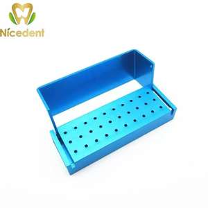 Supporto odontoiatrico in alluminio <span class=keywords><strong>Autoclave</strong></span> odontoiatria Block Block scatola di disinfezione supporto <span class=keywords><strong>Autoclave</strong></span> aghi ad alta velocità e bassa velocità - Product Image 5