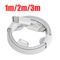 Câble de charge rapide USB-C en cuivre pur 1m/2m/3m PD 20W 35W 60W, cordon de données USB-C pour iPhone 15 16 17 Pro Max