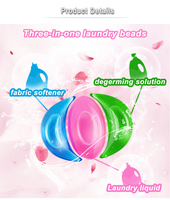 Capsules de lessive concentrées écologiques jetables pour lavage en machine - Détergent pour vêtements