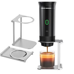 Factory Portable Espresso Machine with Stand and Carry Case Self-Heating <b>Battery</b> Powered Travel Coffee Maker for Camping RV OEM - Product Image 1