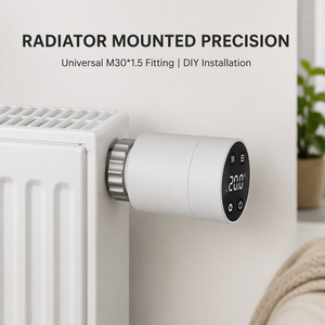 Valvola Termostatica Intelligente <span class=keywords><strong>per</strong></span> Radiatore, Controllo Temperatura Ambiente, WIFI Tuya ZigBee, Valvola Termostatica Intelligente <span class=keywords><strong>per</strong></span> Radiatore TRV - Product Image 3