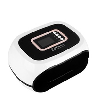 Lámpara UV LED Profesional de 108W para Uñas, 42 Perlas de Alambre Dorado, Doble Longitud de Onda 365+405nm, Pantalla Digital, 4 Temporizadores, Secador de Gel para Salón