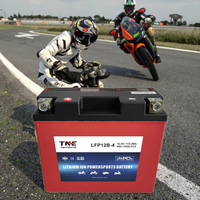 Batería de Motocicleta LiFePO4 de 12V, 12.8V 9Ah LFP, Batería de Arranque de Iones de Litio para Deportes de Motor, ATV, UTV, Moto de Nieve, 540A CCA, Pantalla LCD