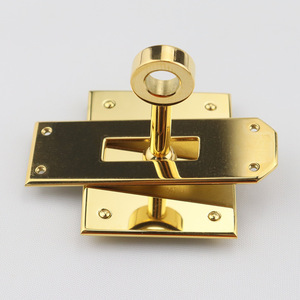 Stainless Steel Bag Twist <b>Lock</b> 3 Piece Set Gold Plated For Handbags Women's Bags High Quality Hardware Accessory - Product Image 2