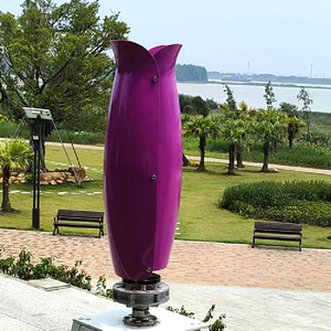 ระบบไฮบริดพลังงานลมและแสงอาทิตย์แบบแกนตั้ง Bessent Tulip ประสิทธิภาพสูง รุ่น NE-600FT 24V/48V 600W ขนาดใบพัด 1 เมตร 2 ใบพัด - Product Image 1