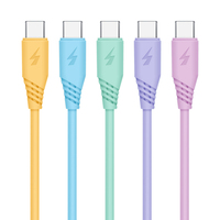 Câble de données USB Type C pour smartphone, 1 m, TPE, 3A, charge rapide, bon marché et durable
