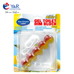 Bloque de Gel Limpiador para Inodoro, Eliminador de Olores y Prevención de Cal para Borde o Cisterna, Funciona como Limpiador de Inodoros con Soporte para Borde - Product Image 2