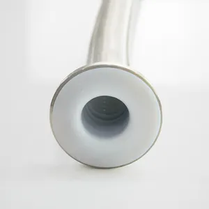 Metallo flessibile treccia a Gas in acciaio inox senza soluzione di continuità flessibile Ptfe linea metallo teflonning tubo PTFE