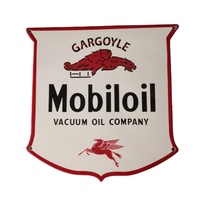 Panneaux publicitaires décoratifs en émail de porcelaine de la marque Castrol pour huiles moteur et lubrifiantes
