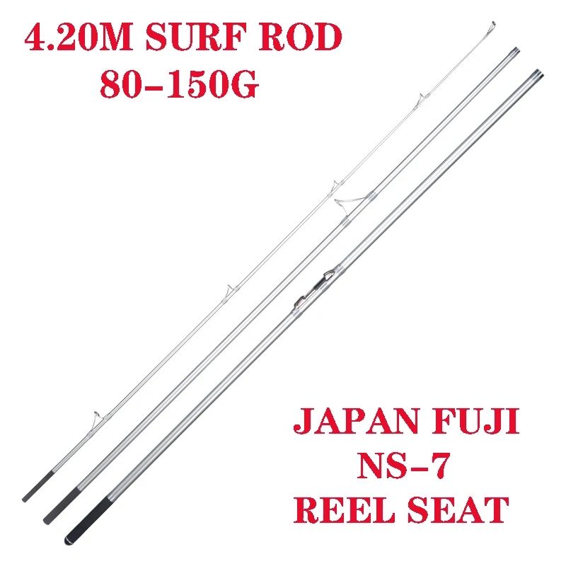 Fuji NS-7 Reel Seat,  80-150g, Silver Rod