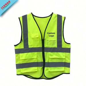 Gilet de sécurité en maille de polyester avec logo imprimé pour l'école de conduite - Product Image 2